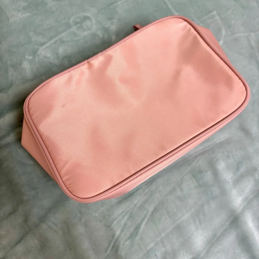 KESTREL Double Zip Train Case Pink Gold Hardware New with Tag